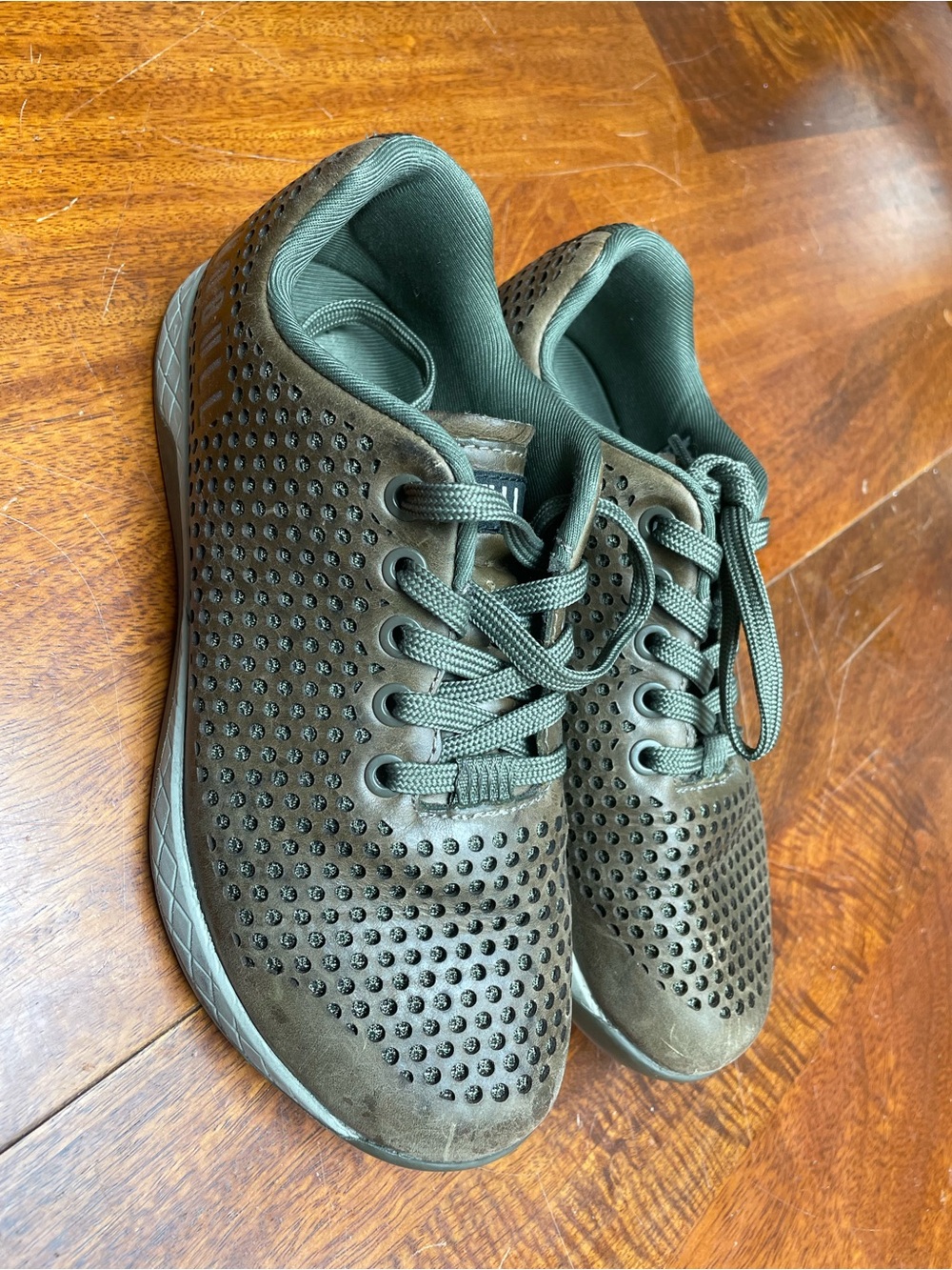 Nobull brown leather shoes size 7